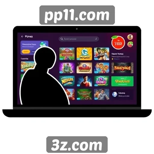 Experiência do usuário no site de jogos pp11.com